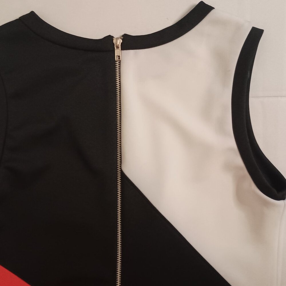 Cynthia Rowley Women’s Business Casual Colorblock Sheath Dress Size 12 - Picture 4 of 13